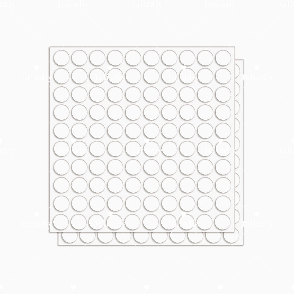 【A013】Circular acrylic double-sided tape