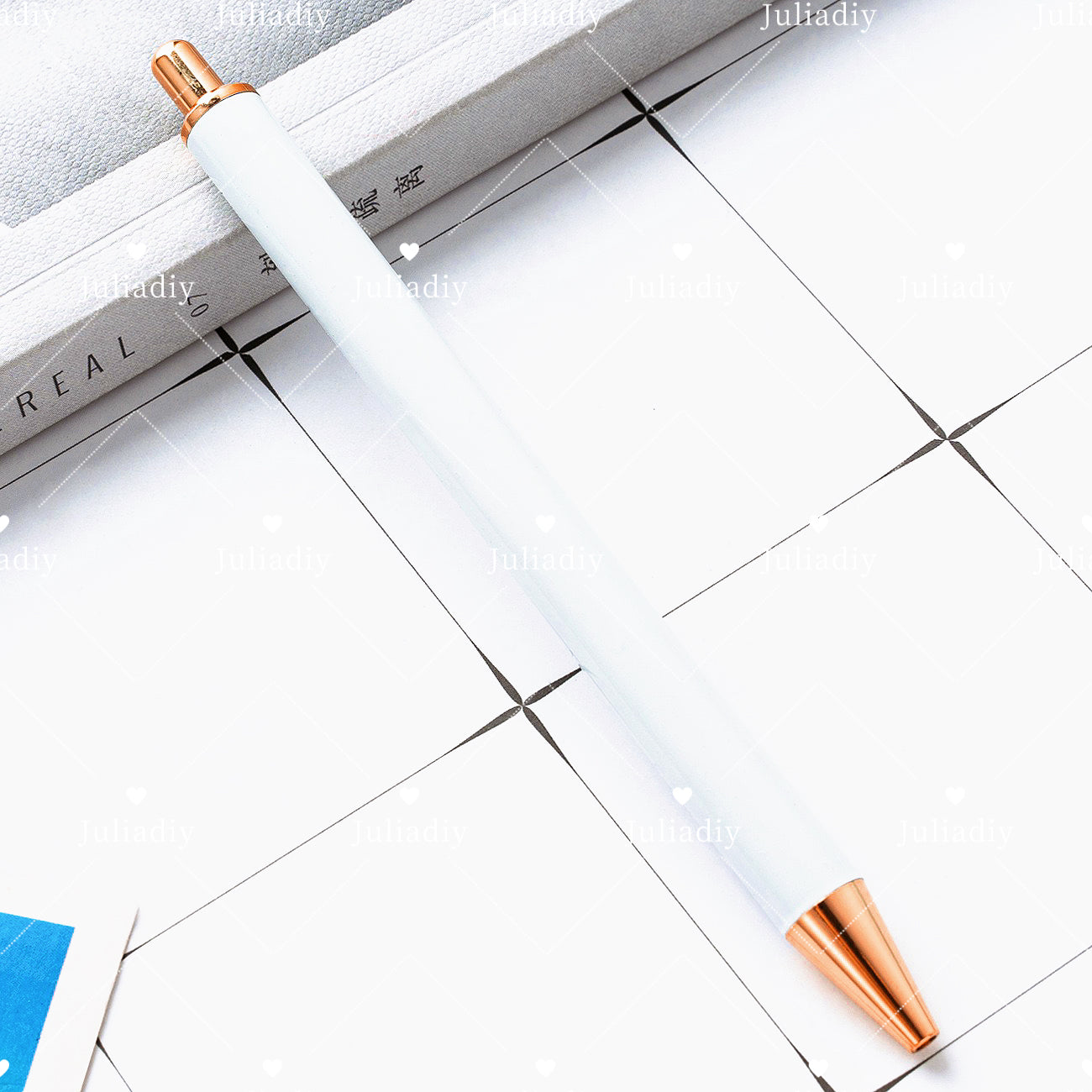 【A005】Metal ballpoint pens can be labeled with stickers(pick on live)